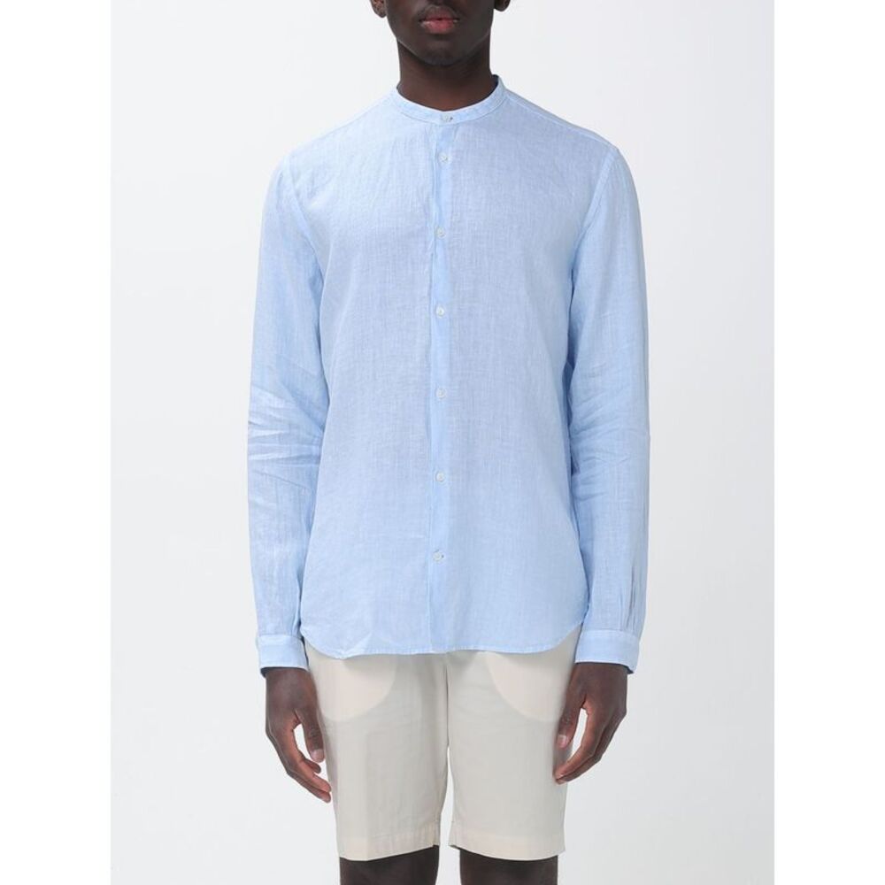 Brooksfield Shirt Men Sky Blue